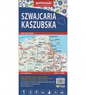 Szwajcaria Kaszubska, 1:50 000 - Mapa turystyczna - Opracowanie zbiorowe