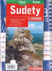 Mapa tur. - Sudety 1:200 000 + atlas sam. Polska - Opracowanie zbiorowe