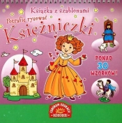 Księżniczki Książka z szablonami Potrafię rysować
