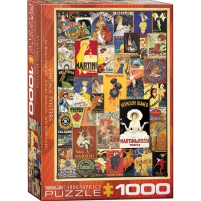 <img src='https://webimage.pl/pics/698/7/d628136607698.jpg' style='height:440px' /> Puzzle 1000 Vintage Posters 6000-0769