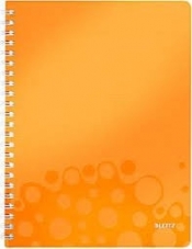 Kołonotatnik WOW Leitz A4 PP pomarańczowy 46380044