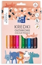 Kredki ołówkowe Oxford Kids Jumbo 12 kolorów