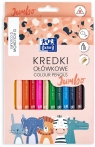  Kredki ołówkowe Oxford Kids Jumbo 12 kolorów