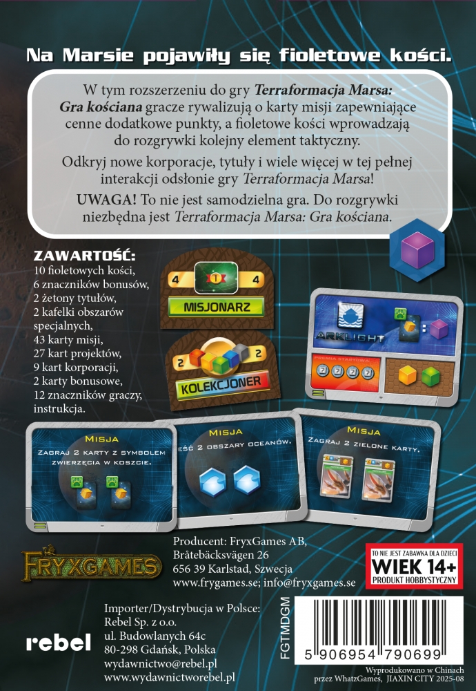 Terraformacja Marsa: Gra kościana - Misje (rozszerzenie)