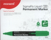 Marker permanentny Monami SigmaFlo 120 zielony 12 sztuk