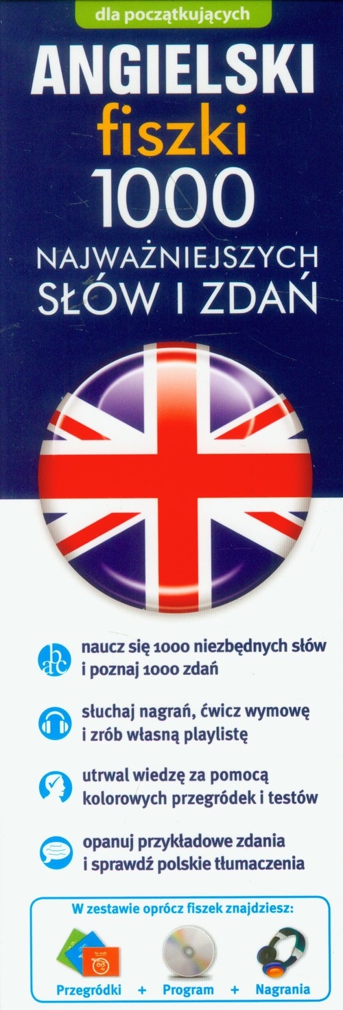 Angielski Fiszki 1000 najważniejszych słów i zdań