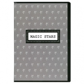 Zeszyt A5 w kratkę 60 kartek Magic Stars 5 sztuk