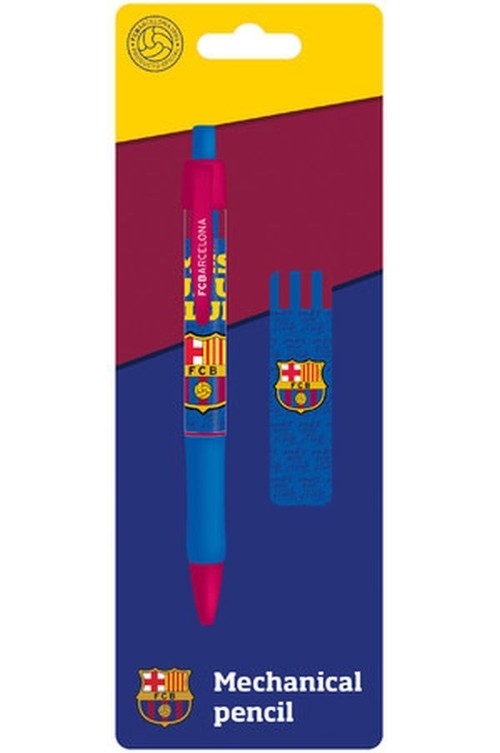 Mechaniczny ołówek + wkłady FC Barcelona blister 12 sztuk display