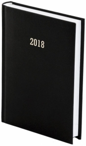 Kalendarz 2018 B6 Dzienny Albit Czarny