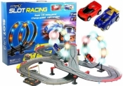 Tor wyścigowy Slot Cars lampki, 2 autka 1:43