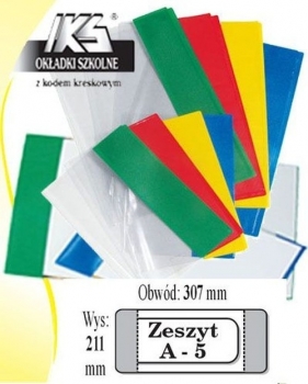 Okładka zeszytowa A5 50 sztuk