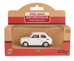 PRL Fiat 126P Biały