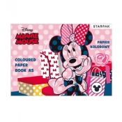 Papier kolorowy A5 Minnie - 10 kolorów, 25 sztuk