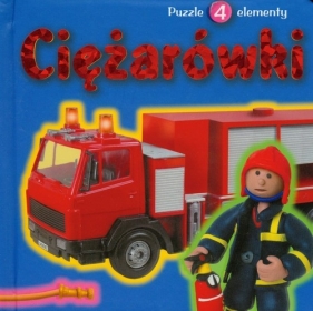 Ciężarówki Puzzle 4 elementy