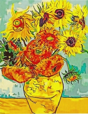 Malowanie po numerach - Słoneczniki Van Gogh 40x50