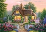 Puzzle 500 Domek z ogrodem CASTOR (51700)