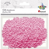 Kulki styropianowe 4-6mm/8g - jasnoróżowe (362096)
