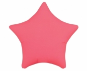 Balon foliowy Gwiazda fluor czerwony 46cm