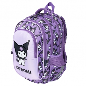 Plecak 4 komorowy 16" - Kuromi Violet