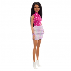 Barbie Fashionistas. Lalka różowa koszulka (HRH13)