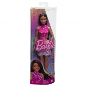 Barbie Fashionistas. Lalka różowa koszulka (HRH13)
