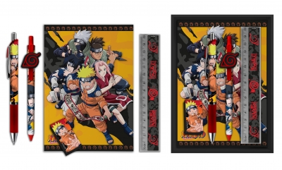 <img src='https://webimage.pl/pics/700/7/d8435507887700.jpg' style='height:440px' /> Zestaw piśmienniczy Naruto 5 el. NA00007