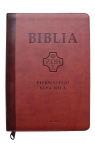 Biblia pierwszego Kościoła z paginat. mahoniowa praca zbiorowa