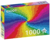 Puzzle 1000 Kolorowy witraż