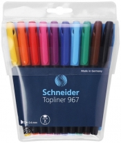 Cienkopisy Schneider Topliner 967 10 kolorów (196790)
