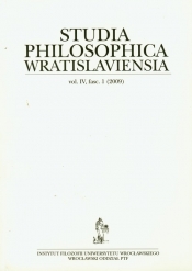 Studia Philosophica Wratislaviensia vol 4 fasc.1 (2009)