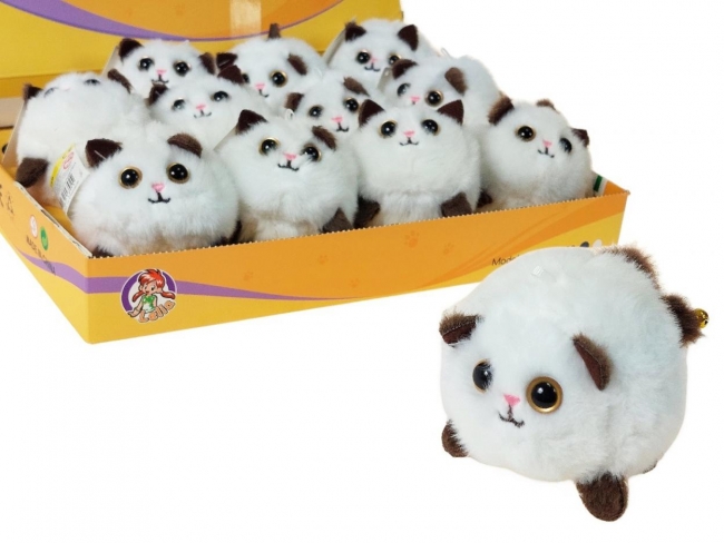 Kotek pluszowy kręcący ogonkiem