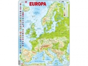 Puzzle Europa mapa fizyczna 87 - <br />
