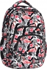 Plecak szkolny Stright Flamingo pink&black BP-25