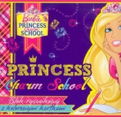 Blok rysunkowy A4 Barbie z kolorowymi kartkami 16 kartek Princess Charm School - <br />