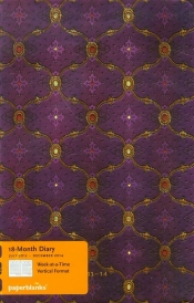 Kalendarz 18 miesięcy Maxi French Ornate Violet - <br />