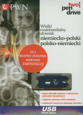 PenDrive Wielki multimedialny slownik niemiecko-polski polsko-niemiecki - <br />