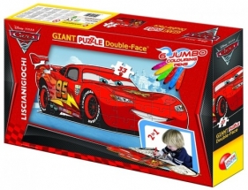 Puzzle dwustronne gigant Auta 33 + mazaki - <br />