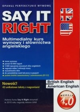 Say It Right wersja 4.0 - Sawala Krzysztof, Szczegóła Tomasz, Jankowski Michał