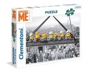 Puzzle High Quality Collection Minionki Atop a skyscraper 1000