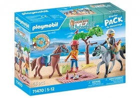 Zestaw figurek Horses 71470 Wycieczka konna na plażę z Amelią i Benem (71470)