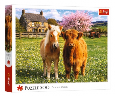 Puzzle 500 Przyjaciele na farmie