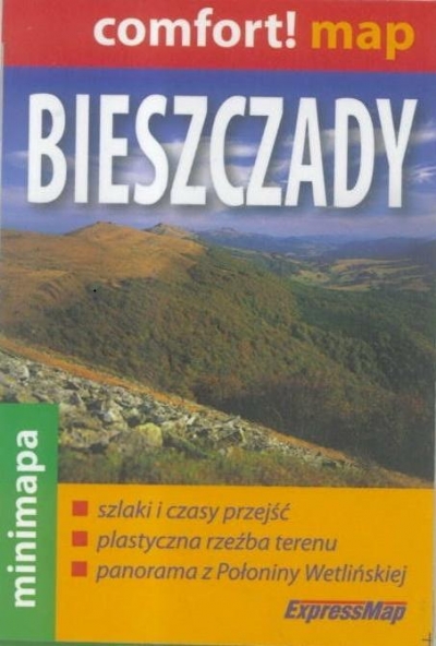 Comfort!map Bieszczady 1:200 000 mapa mini 2018