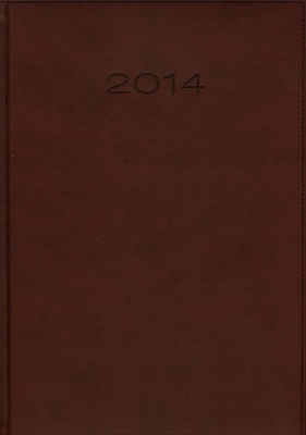 Kalendarz 2014 A4 31D Bordo duży dzienny - <br />
