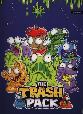 Teczka z gumką A4 The Trash Pack niebieska - <br />