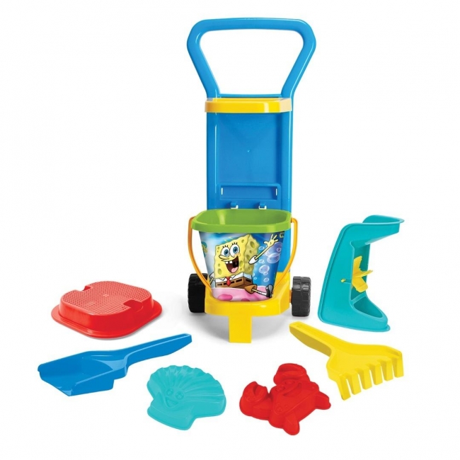 Wózek z kompletem letnim SpongeBob