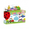  Piankowe magnesy - Transport, 36 szt.Wiek: 3+