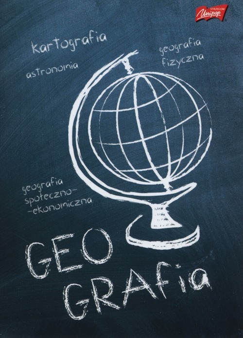 Zeszyt A5 Geografia w kratkę 60 kartek 10 sztuk