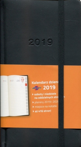 Kalendarz 2019 KKDLDL książ dzien LUX czarny