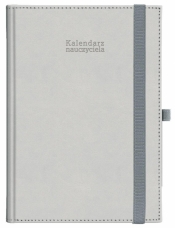 Kalendarz naucz. 2025/26 A5 Nebraska gumka srebrny
