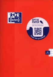 Zeszyt A5 Oxford w kratkę 60 kartek fluo pomarańczowy - <br />